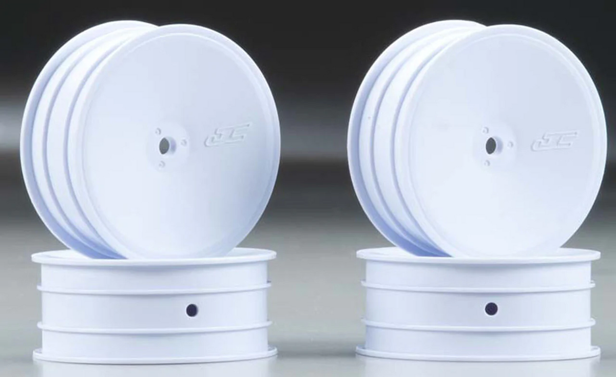 JConcepts Mono - RC10, RC10B2, RC10B3 2.2" Front Wheel (white) - 4pc - Foto 7