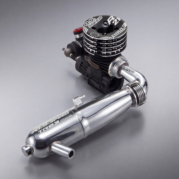 O.S. Speed R21 Euro3 On Road Engine & TR03 EFRA2196 MR05 Pipe Combo