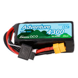 GENS ACE - Adventure HV Shorty 4300mAh 3S1P 11.4V 60C LiPo Battery with XT60 Plug 90x42x30mm 244g (GA4300-3S60-HV)