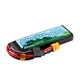 GENS ACE - Adventure HV Shorty 3600mAh 3S1P 11.4V 60C LiPo Battery with XT60 Plug 90x42x25mm 215g (GA3600-3S60-HV)