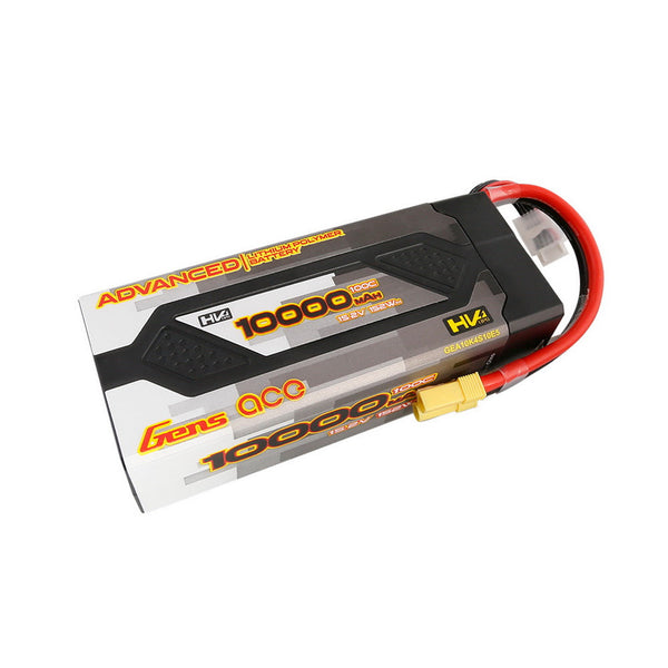 GENS ACE - Advanced 10000mAh 15.2V 100C 4S2P HardCase LiPo Battery Pack 61# with EC5 Plug (GA10000-4S100-HV-A)