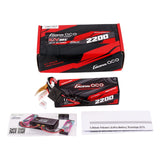 GENS ACE - 2200 3S 11.1V 35C Hardcase LiPo Battery 100x34x28mm 165g with ICE2 for Brushless Grom (GA2200-3S35-HC-IEC2)