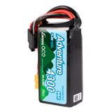 GENS ACE - Adventure HV Shorty 4300mAh 3S1P 11.4V 60C LiPo Battery with XT60 Plug 90x42x30mm 244g (GA4300-3S60-HV)