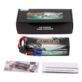GENS ACE - 7000mAh 3S 11.1V 60C Hard Case LiPo Battery with EC5 Plug 138x47x38mm 463g (GA7000-3S60-HC)