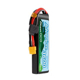 GENS ACE - Adventure HV Shorty 3600mAh 3S1P 11.4V 60C LiPo Battery with XT60 Plug 90x42x25mm 215g (GA3600-3S60-HV)