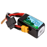 GENS ACE - Adventure 850mAh 4S 14.8V 60C LiPo Battery Pack 60x30.5x30.5mm 110g XT60 Plug (GA850-4S60)