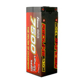 GENS ACE - Redline 7500mAh 15.2V 4S HV 130C Hardcase LiPo Battery 615g 139x47x50mm (GA7500-4S130-RL)