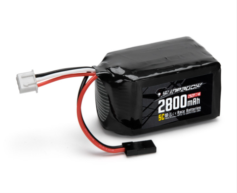 SUNPADOW  Receiver battery Li-Po 7.4V 2800mAh