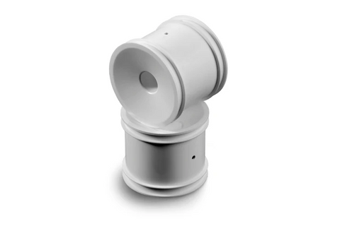XRAY: Stadium Truck Wheel Aerodisk With 12mm Hex - White (2) (329912)