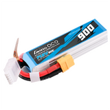 GENS ACE - 900mAh 14.8V 80C 4S 1P LiPo Battery Pack with XT60 plug 97x27x21mm 112g Suit F5J and Powered Glider (GA900-4S80)
