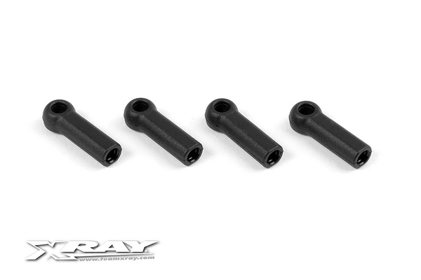 XRAY - COMPOSITE STEERING BALL JOINT OPEN 4.2 MM (4) (372661)