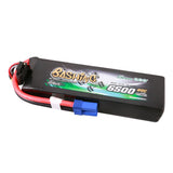 GENS ACE - 6500mAh 11.1V 60C 3S1P LiPo Battery Pack with EC5 Plug, Bashing Series 418g 154x46x26mm (GA6500-3S60-B)