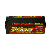 GENS ACE - Redline 7500mAh 15.2V 4S HV 130C Hardcase LiPo Battery 615g 139x47x50mm (GA7500-4S130-RL)