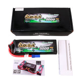 GENS ACE - 5000mah 3S 11.1V 60C LiPo Battery Pack with EC5 Plug-Bashing Series 135x43x25mm 337g (GA5000-3S60-B)