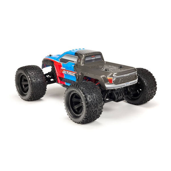 Granite Voltage 2WD Mega 1/10 MT RTR Blue/Black Includes Metal Gear Savox Servo NiMh Battery & Charger by ARRMA