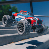 ARRMA - 1/18 Granite Grom Mega 380 Brushed 4X4 Monster Truck RTR with Battery & Charger, Blue (ARA2102T1)