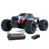 ARRMA - 1/18 Granite Grom Mega 380 Brushed 4X4 Monster Truck RTR with Battery & Charger, Blue (ARA2102T1)