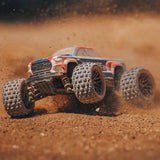 ARRMA - 1/18 Granite Grom Mega 380 Brushed 4X4 Monster Truck RTR with Battery & Charger, Blue (ARA2102T1)