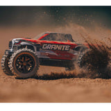 ARRMA - 1/18 Granite Grom Mega 380 Brushed 4X4 Monster Truck RTR with Battery & Charger, Red (ARA2102T2)