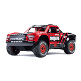 ARRMA - Mojave Grom Mega 380 Brushed 4X4 Small Scale Desert Truck RTR with Battery & Charger, Red/Black (ARA2104T1)