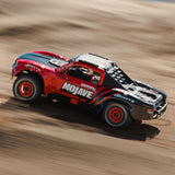 ARRMA - Mojave Grom Mega 380 Brushed 4X4 Small Scale Desert Truck RTR with Battery & Charger, Red/Black (ARA2104T1)