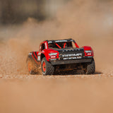ARRMA - Mojave Grom Mega 380 Brushed 4X4 Small Scale Desert Truck RTR with Battery & Charger, Red/Black (ARA2104T1)