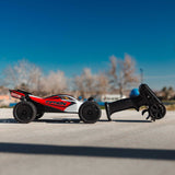ARRMA - Typhon Grom Mega 380 Brushed 4X4 Small Scale Buggy RTR with Battery & Charger, Red/White (ARA2106T2)