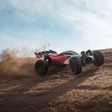 ARRMA - Typhon Grom Mega 380 Brushed 4X4 Small Scale Buggy RTR with Battery & Charger, Red/White (ARA2106T2)