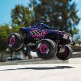 ARRMA - 1/16 Quake Grom 4X4 RTR Brushed Monster Truck (Battery & Charger Included), Purple (ARA2137T3)