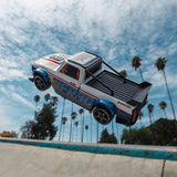 ARRMA - 1/12 Infraction Grom 3S 80kph+ RTR RC Car Requires Battery and Charger White/Blue (ARA2315T1)