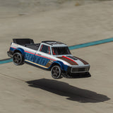 ARRMA - 1/12 Infraction Grom 3S 80kph+ RTR RC Car Requires Battery and Charger White/Blue (ARA2315T1)