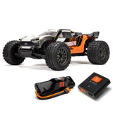 ARRMA - 1/10 Vorteks Mega 550 Brushed 2WD Stadium Truck RTR with Battery & Charger, Orange (ARA3205ST1)