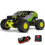 ARRMA - 1/10 Gorgon 2WD RTR Brushed Monster Truck (Battery & Charger Included), Yellow (ARA3230ST1)
