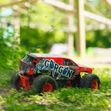 ARRMA - 1/10 Gorgon 2WD RTR Brushed Monster Truck (Battery & Charger Included), Red (ARA3230ST2)