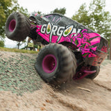 ARRMA - 1/10 Gorgon 2WD RTR Brushed Monster Truck (Battery & Charger Included), Purple (ARA3230ST4)