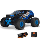 ARRMA - 1/10 Gorgon 2WD RTR Brushed Monster Truck (Battery & Charger Included), Blue (ARA3230ST5)