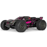 ARRMA - 1/10 Vorteks 223S DSC 2WD RTR Brushless Stadium Truck, Pink (ARA3505T3)