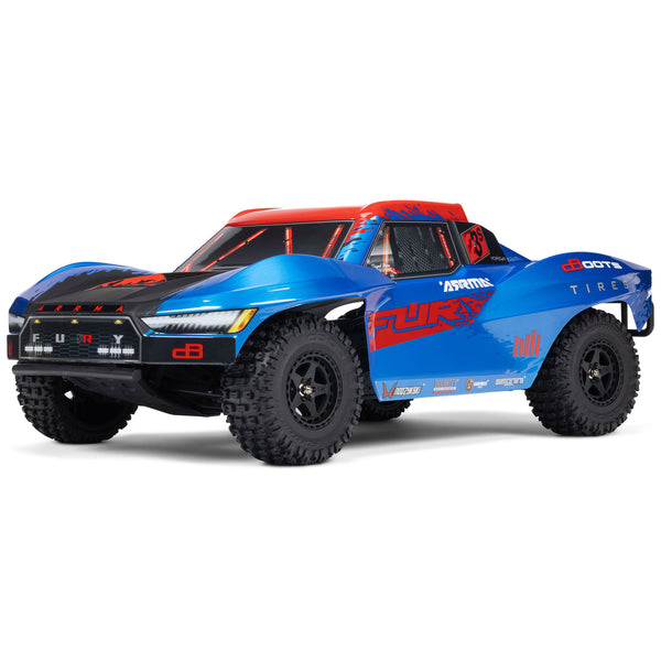 ARRMA - 1/10 Fury 223S BLX Brushless 2WD Short Course Truck RTR with DSC, Blue (ARA3521T1)