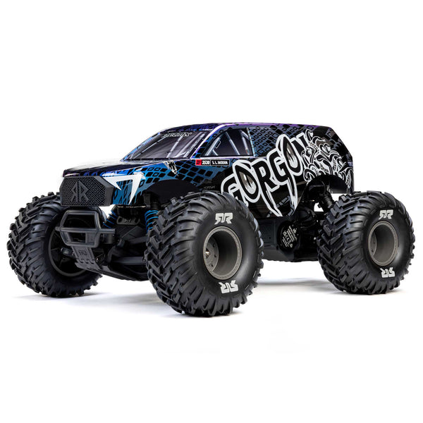 ARRMA - 1/10 Gorgon 223S 2WD RTR Brushless Monster Truck, Blue/Black (ARA3530T1)