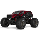 ARRMA - 1/10 Gorgon 223S 2WD RTR Brushless Monster Truck, Red/Black (ARA3530T2)