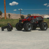 ARRMA - 1/10 Gorgon 223S 2WD RTR Brushless Monster Truck, Red/Black (ARA3530T2)