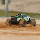 ARRMA - 1/10 Granite Mega 665 4X4 RTR Brushed Monster Truck, Green (Requires Battery and Charger) (ARA4202V4T1)
