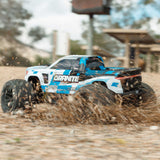 ARRMA - 1/10 Granite 4X4 RTR Brushed Monster Truck, Blue (Requires Battery and Charger) (ARA4202V4T2)