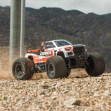 ARRMA - 1/10 Granite Mega 665 4X4 RTR Brushed Monster Truck, Orange (Requires Battery and Charger) (ARA4202V4T3)