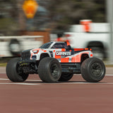 ARRMA - 1/10 Granite Mega 665 4X4 RTR Brushed Monster Truck, Orange (Requires Battery and Charger) (ARA4202V4T3)