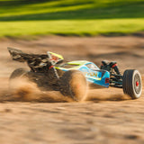 ARRMA - 1/8 Typhon Mega 665 4X4 RTR Brushed Buggy, Blue (Requires Battery and Charger) (ARA4206V4T1)