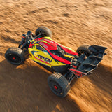 ARRMA - 1/8 Typhon Mega 665 4X4 RTR Brushed Buggy, Yellow (Requires Battery and Charger) (ARA4206V4T2)