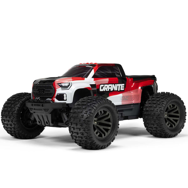 ARRMA - 1/10 Granite 223S DSC 4X4 RTR Brushless Monster Truck, Red (ARA4302V4T2)