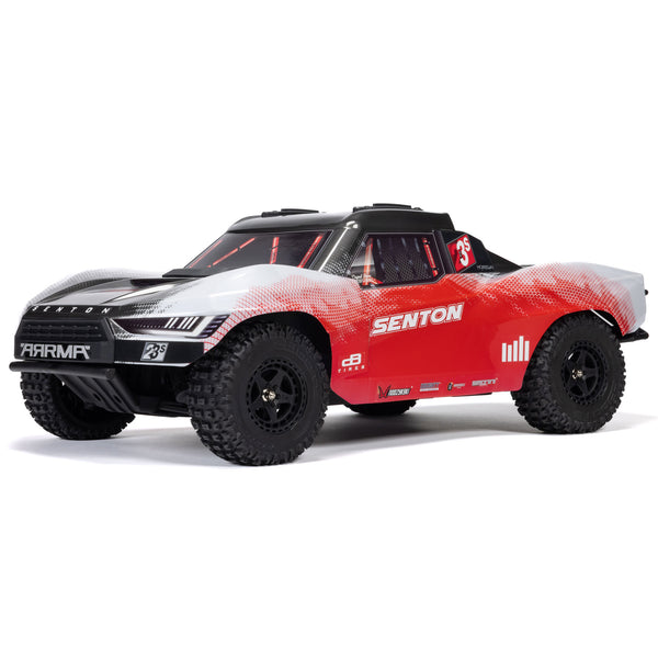 ARRMA - 1/10 Senton 223S BLX Brushless 4X4 Short Course Truck RTR with DSC, Red (ARA4303V4T2)