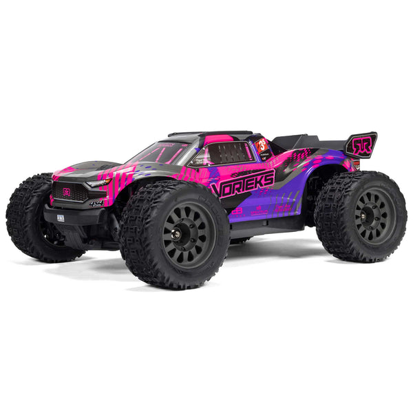 ARRMA - 1/10 Vorteks 223S BLX Brushless 4X4 Stadium Truck RTR with DSC, Purple (ARA4305V4T3)